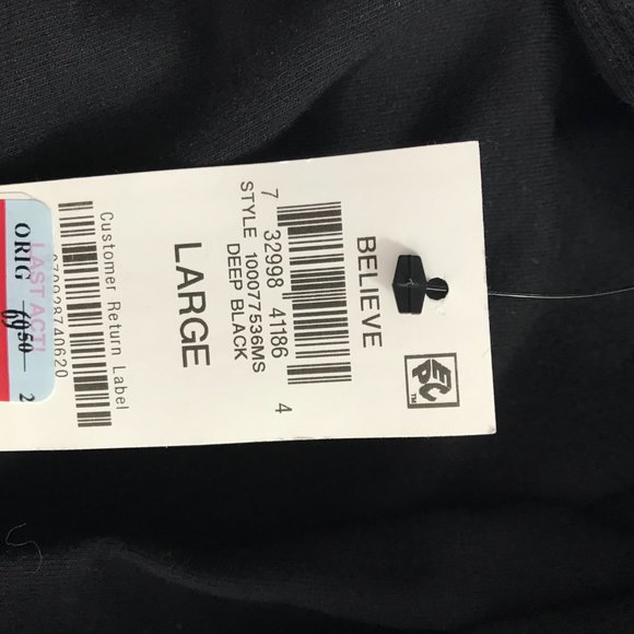 Ideology Asymmetric Long Sleeve Wrap Sweater Shirt - Picture 10 of 10